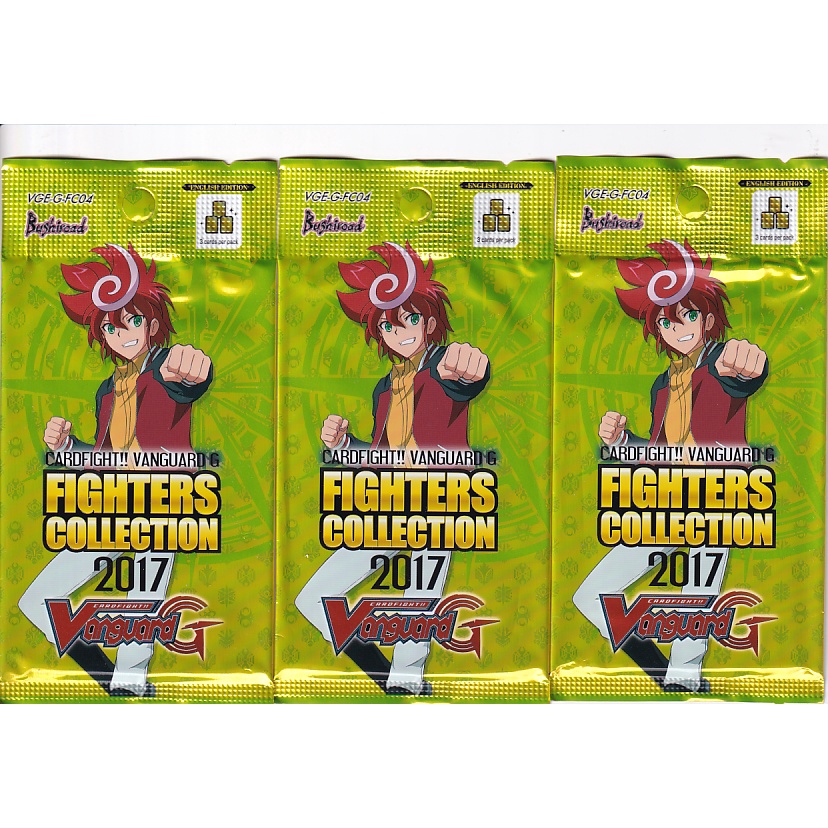 การ์ดไฟท์ภาษาอังกฤษ!! Vanguard G Fighters Collection 2017 แพ็ค VGE-G-FC04 x3