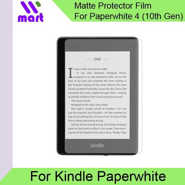 Kindle Paperwhite ฟิล์มกันรอยหน้าจอ Matte Anti-Glare สําหรับ Paperwhite 4 10th Generation 2018