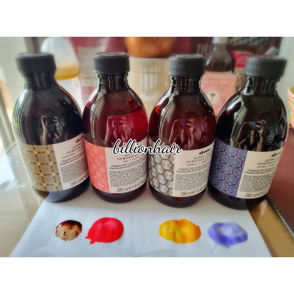 Davines Alchemic shampoo for hair color 280ml แชมพุที่ช่วยปกป้องผมทำสีพร้อมเติมสีผมไม่ให้เฟดเร้ว ปราศจากซิลิโคน