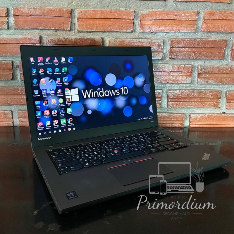 Lenovo ThinkPad T450 โน๊ตบุ๊คมือสอง สภาพใหม่ Intel Core i5 Gen5 /RAM 4GB /HDD 1TB /HDMI /Webcam /WiFi /Bluetooth #8