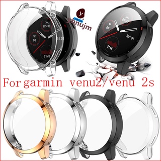 Garmin Venu2 /Venu2S เคสนาฬิกาข้อมือ Smartwatch Case กันกระแทกสําหรับ Garmin Venu2S Garmin Venu2