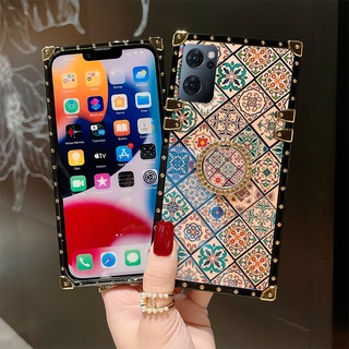 Yjd เคสโทรศัพท์ กันกระแทก ประดับเพชร สไตล์จีน พร้อมแหวน สําหรับ OPPO Reno8 Z 5G Reno 7 Pro Reno 7Z