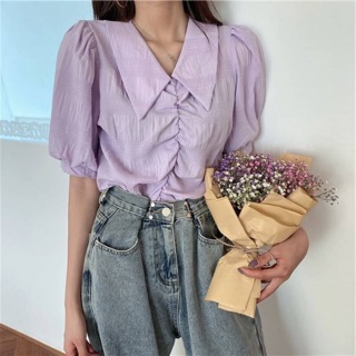 garden blouse with 4 colors 🌷