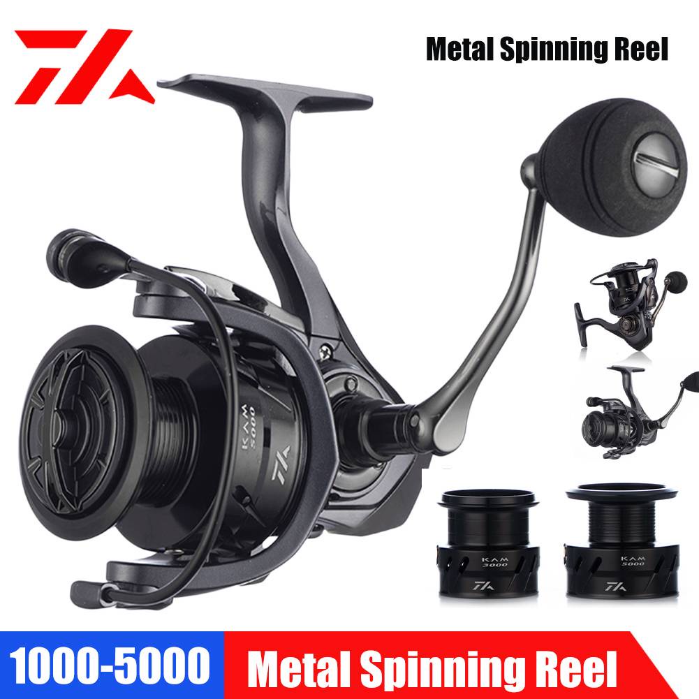 เตรียมจัดส่ง Daiwa Spinning Reel 1000-5000 11KG Max.Drag Metal Spool สำหรับน้ำจืดน้ำเค็ม