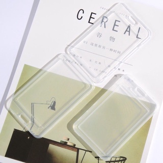 เคสการ์ด เฟรมการ์ด ที่ใส่การ์ด ที่ใส่บัตร card holder (1 ชิ้น) ใส่บัตรพนักงาน / คีย์การ์ด / รูปศิลปิน ป้องกันการหักงอ