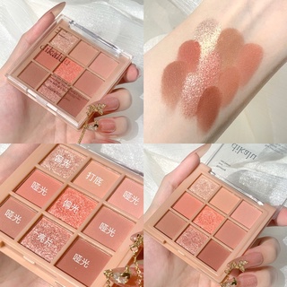 DIKALU COCO VENUS(ใหม่/แท้)พาเลทอายแชโดว์ 9 สี เนื้อดินน้ำมัน เนื้อใยไหม ประกายชิมเมอร์ Eye shadow 9 color palette