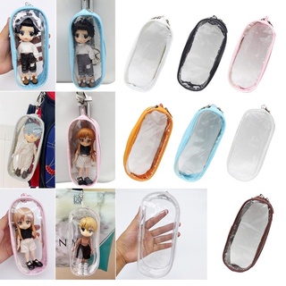 Mini Transparent Bag Can Hold Ob11/12 Points Bjd Doll DOD Gift Bag Walking Baby Bag Travel Bag Baby Clothing Shoes