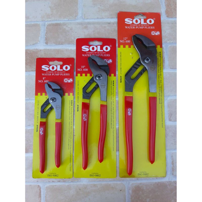 SOLO คีมคอม้า (คอเลื่อน)รุ่น 600 ขนาด8นิ้ว,10นิ้ว,12นิ้ว(เลือกได้คะ)