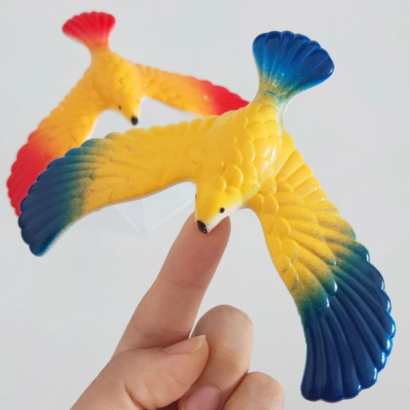 นกจำลอง คละสี นกของเล่น นก3D พร้อมส่ง