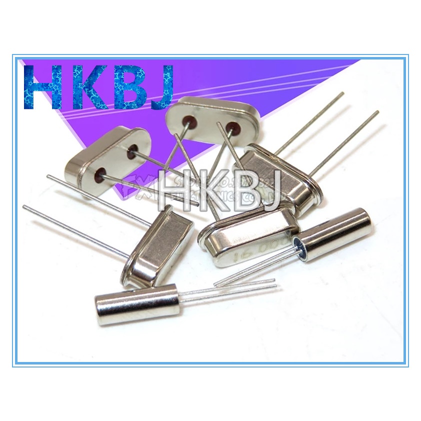10PCS 4Mhz 6Mhz 8Mhz 12Mhz 16Mhz 20Mhz 24Mhz 32.768K 2*6 32.768K 3*8 Quartz Crystal Resonator Passiv