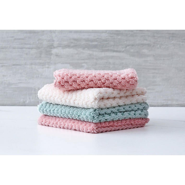 (พร้อมส่ง) ผ้าเอนกประสงค์ ใช้สำหรับเช็คโต๊ะ จานชาม