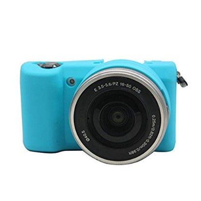 Soft Silicone Camera Case Bag Cover Skin For SONY A5000/5100 (BLUE)#0890