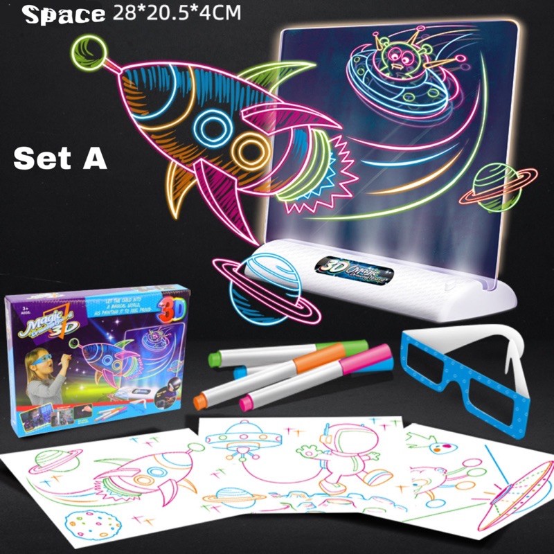🦕 Magic drawing Board 3D