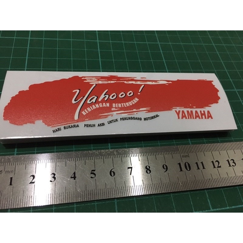 สติ๊กเกอร์ Yamaha yahoo โปร่งใส