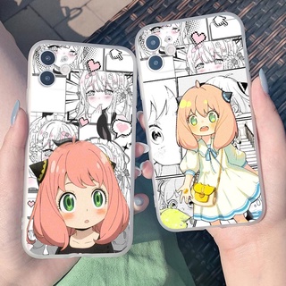 [ANY-1] เคสโทรศัพท์มือถือแบบนิ่ม ใส ผิวด้าน ลาย SPY×FAMILY Anya-1 สําหรับ Redmi Note 11 Pro+ 11S 10 9 9S Pro Max Redmi 10C 9A 9C 9T