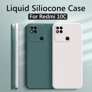 เคสโทรศัพท์มือถือ ซิลิโคนนิ่ม กันกระแทก สีแคนดี้ สําหรับ Xiaomi Redmi 10C 9C 10A 10 Prime 9T 9A 9i