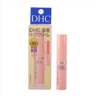 DHC Lip Cream 1.5g ลิปบำรุงริมฝีปากคุณภาพเยี่ยมขายดีอันดับ 1 ในญี่ปุ่น ให้ความชุ่มชื้นและบำรุงให้ริมฝีปากไม่คล้ำ ชนะเลิศ