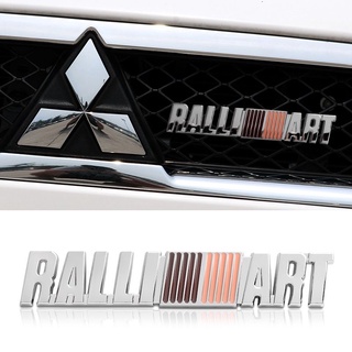 Ralliart ASX ป้ายสติ๊กเกอร์โลหะสําหรับติดตกแต่งรถยนต์ MITSUBISHI