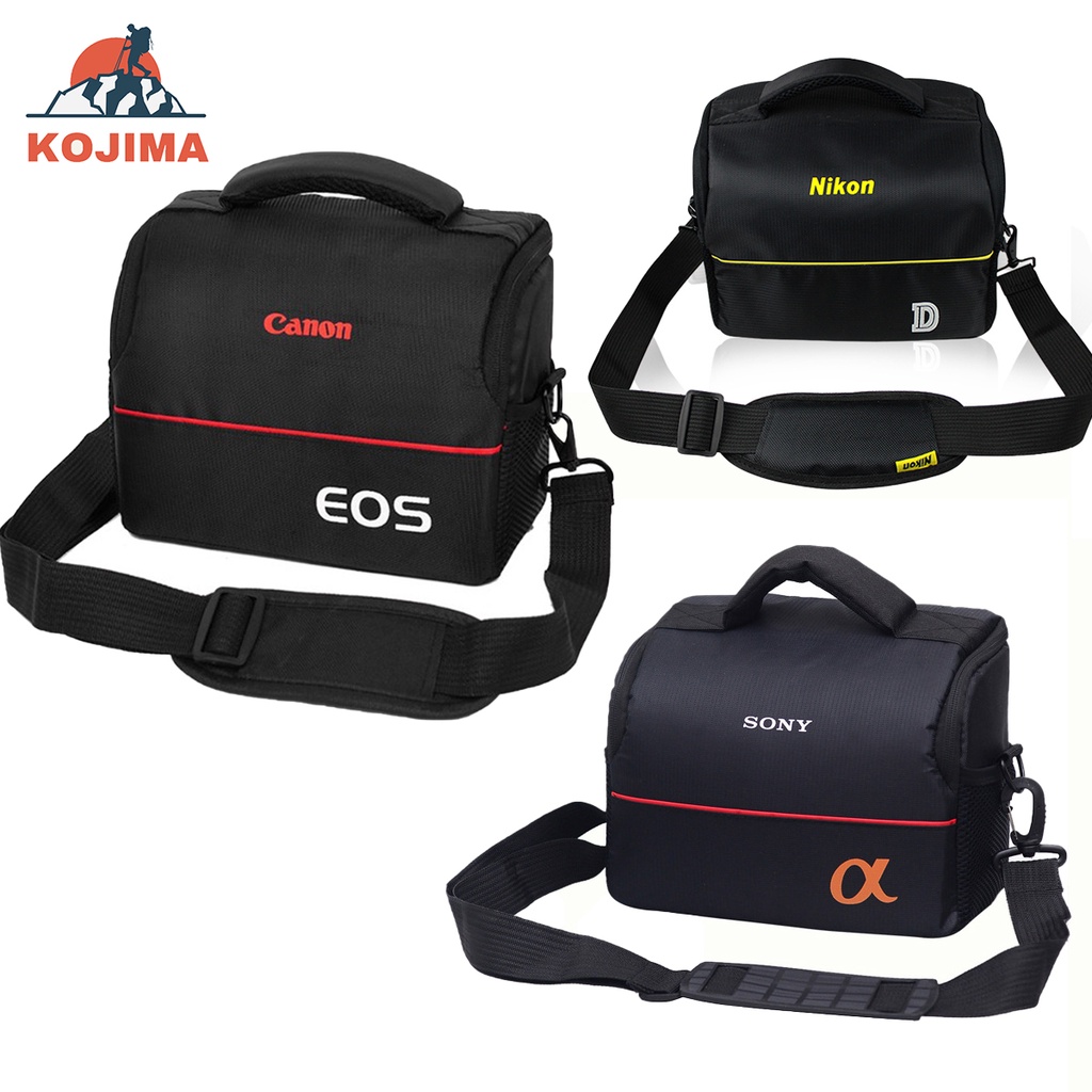 KOJIMA กระเป๋ากล้องสำหรับ DSLR Canon Nikon Sony กันกระแทกกันน้ำ Breathable แฟชั่น