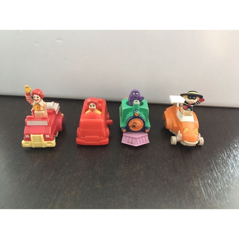 ของเล่นแมคโดนัลด์ McDonald's Happy Meal ชุด Ronald and Friends Vihicle Cars