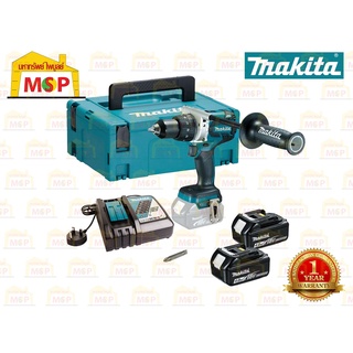 Makita ชุด SET สว่านไขควงไร้สาย 18V DDF486RTJ แบต 5.0Ah x 2ก้อน  BL #NT