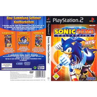 แผ่นเกมส์ PS2 Sonic Gems Collection   คุณภาพ ส่งไว (DVD)