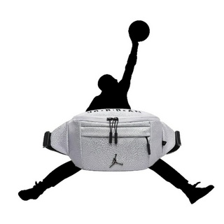 JORDAN 3 แตกลายปัก LOGO ปักไหล่ข้างเดียวเอวเล็ก