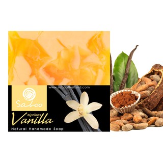 สบู่แนชเชอรัลโซป - กลิ่นวนิลา - Saboo Natural Soap - Vanilla