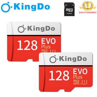 (ซื้อ 1 แถม 1)  Sd Card Kingdo 32GB/64GB/128GB Micro Sd Card Class 10 90 Mb / S U3 Tf