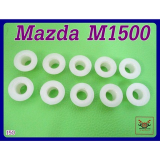 MAZDA M1500 CAR BONNET BUSHING SET "WHITE" (10 PCS.) (150) // บูชอุดปลายกระโปรง สีขาว เซ็ท (10 ตัว)