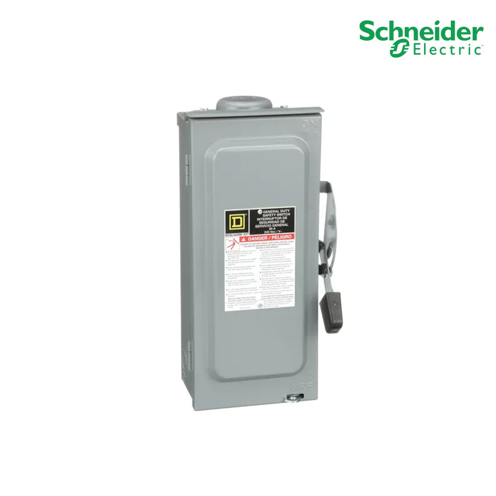 Schneider - Safety Switch 60 แอมป์ สำหรับไฟ 1 เฟส - 240V General Duty 240VAC แบบสามารถติดตั้งฟิวส์ได