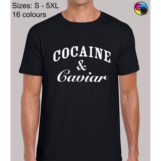 คอตต้อนคอกลมขายดี เสื้อยืดลําลอง แขนสั้น พิมพ์ลาย Caviar Joke Novelty Humour Regular Fit สําหรับผู้ชาย MAkakh15GOjlmn70S