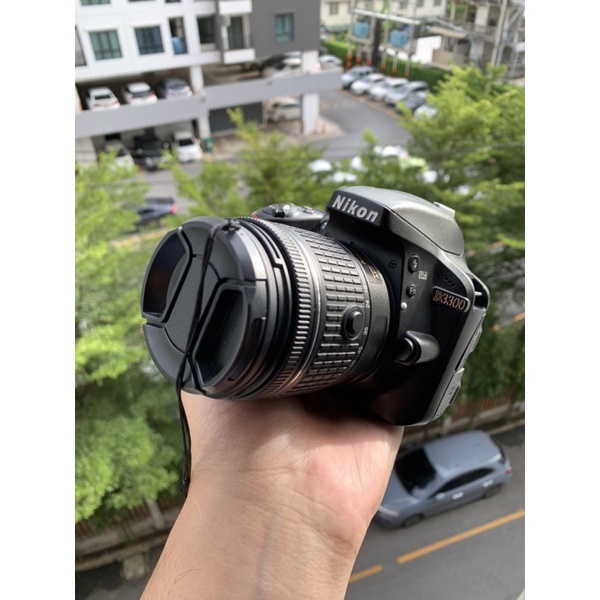 กล้องมือสอง Nikon D3300 + เลนส์ 18-55 AF-P สภาพ 98% แถมฟิลเตอร์+เมม64 ชัตเตอร์ 17323 ครั้ง