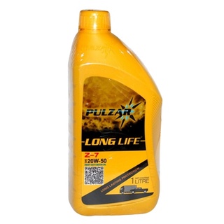 น้ำมันเครื่องยนต์ 20W-50 Pulzar Long Life (เพาวซ่าร์ ลองไลฟ์) Z7 1 ลิตร