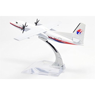 โมเดลเครื่องบิน MALAYSIA AIRLINES FK50 (16 cm) ทำด้วยเหล็ก สวย งานละเอียด - ของขวัญ ของเล่น ตั้งโชว์เสริมฮวงจุ้ย