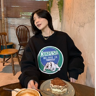 【CHAOYICHU】(ราคาถูกที่สุด)สไตล์ญี่ปุ่นและเกาหลี，เสื้อสเวตเตอร์ผู้หญิงทรงหลวม