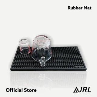 JRL บาร์แมท ยางรองแก้ว แก้วตวง อุปกรณ์บาร์ แผ่นรองบาร์ ที่รองแก้ว 15x30/30x45/30x60/40x70 cm (สีดำ)
