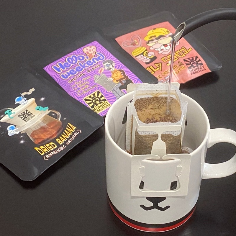 กาแฟพร้อมบด Monkey roasters : DRIP BAG COFFEE ☕️