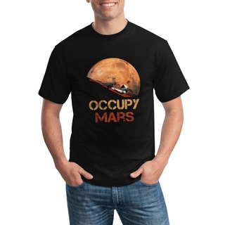 เสื้อยืดลําลอง ลาย Occupy Mars Spacex Starman Elon Musk Falcon Heavy 9 สําหรับผู้ชาย