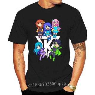 [S-5XL]เสื้อยืด พิมพ์ลายการ์ตูน Funneh And The Krew Work At A Pizza Place Jailbreak Funneh Cake สําหรับผู้ชาย