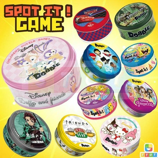 การ์ดเกม spot it card การ์ดแคร์แบร์ เกมของเล่น เกมจับคู่ภาพ เกมการ์ด บอร์ดเกม
