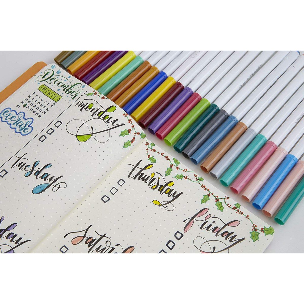 Crayola Super Tips 10 / 20/ 50 / 100 สี รับประกันสินค้า ของแท้100% ...