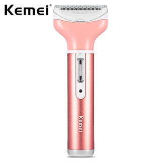 Kemei 4 In 1 อุปกรณ์มีดโกนหนวดไฟฟ้าแบบชาร์จไฟสําหรับผู้หญิง Km-6637