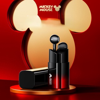 Disney FX-901V ชุดหูฟังบลูทูธไร้สาย รูปลิปสติก สําหรับเด็กผู้หญิง Apple Android