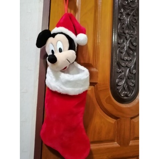 ถุงเท้าคริสต์มาส​ มิกกี้เมาส์​ Mickey Mouse Christmas Stocking