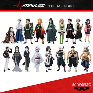 Banpresto Demon Slayer Kimetsu No Yaiba: (Tanjiro, Nezuko, Muzan, Gyomei, Muichiro, Mitsuri, Kyojuro, Rui, Enmu, Akaza)