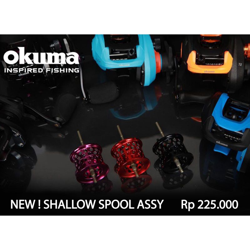 รอกตื้นรั่วไหล BaitCasting Okuma Serrano และ Okuma Scorpio