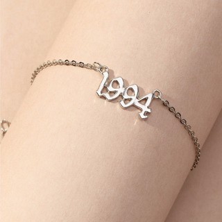 1994 Year Number Decor Anklet สร้อยมือ