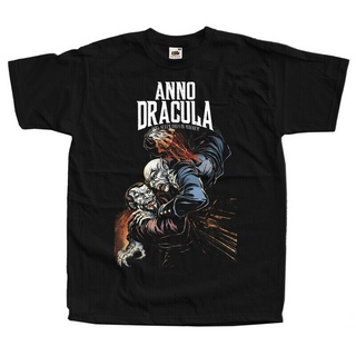 T-shirt  เสื้อยืด พิมพ์ลายโปสเตอร์ภาพยนตร์ Dracula V47 Christopher LeeS-5XL