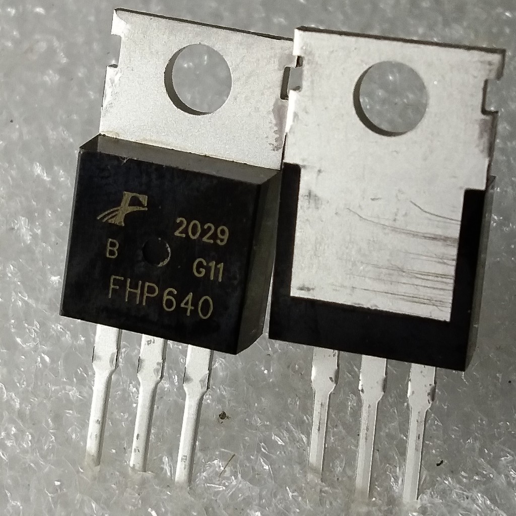 FHP640 = irf640 Mosfet N-Channel 200V 18A 139W , Rds(on) 180mΩ ของแท้ FEIHONG